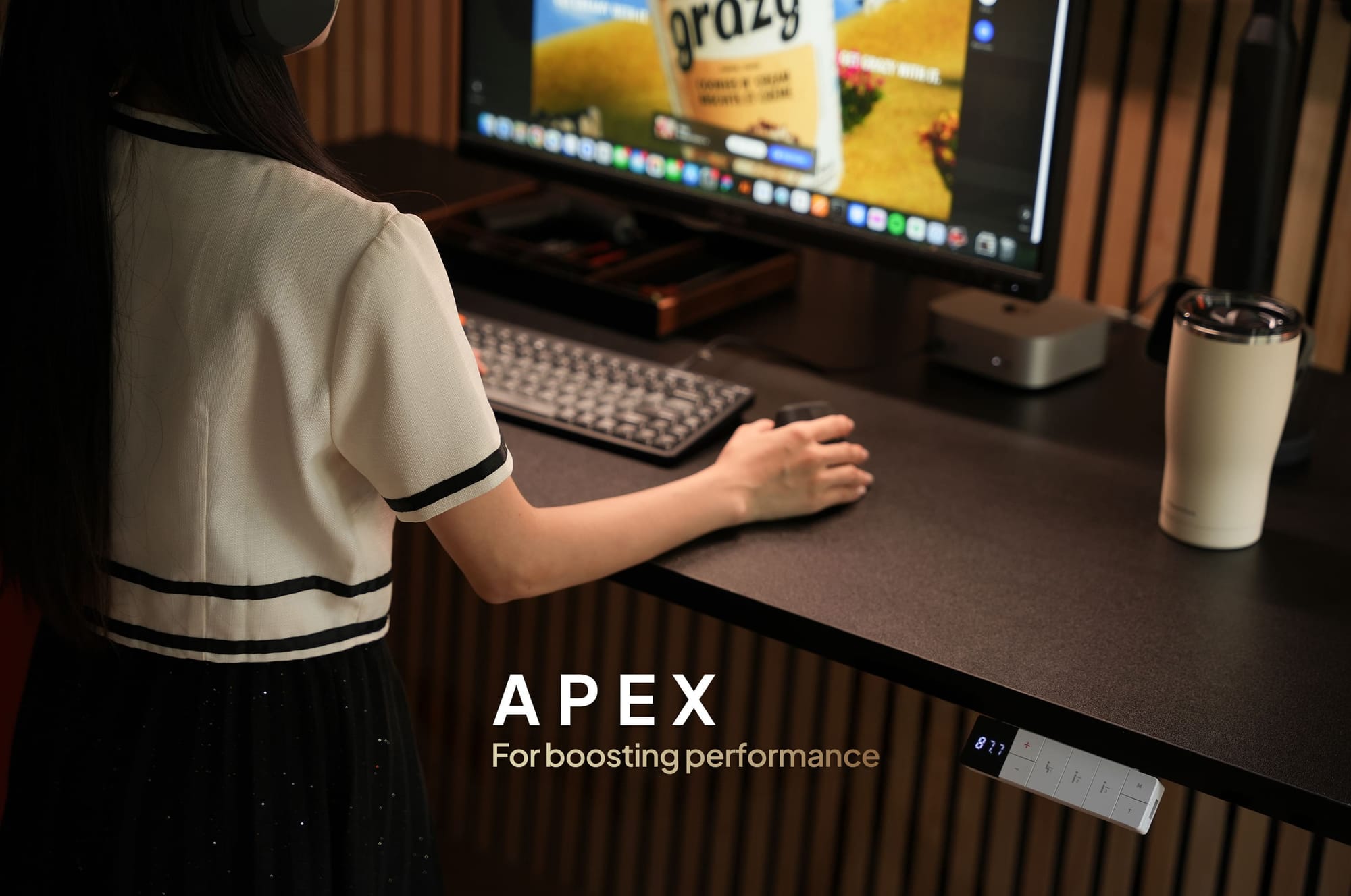 Bàn nâng hạ HyperWork Apex